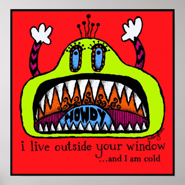Impresión de Windows Monster (Frente)
