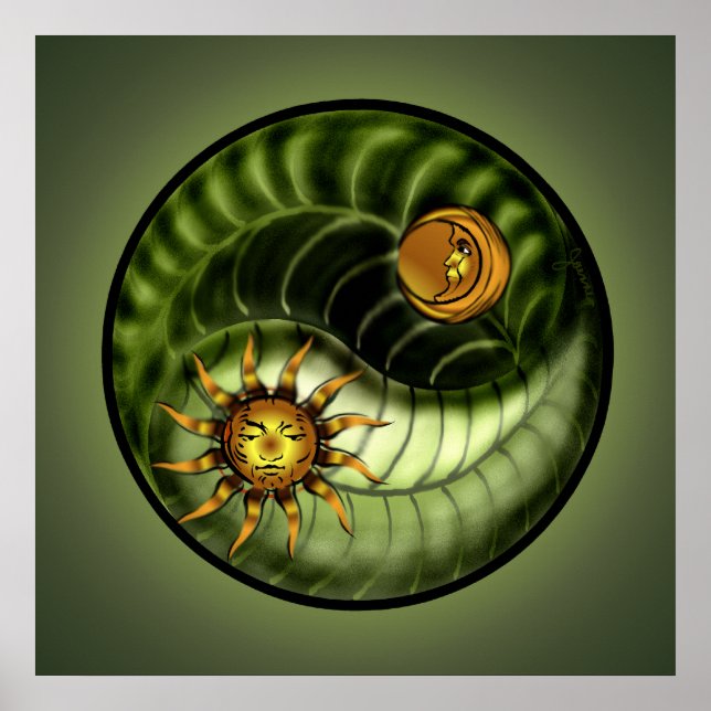 Impresión de Yang en el Día de la Tierra (Frente)