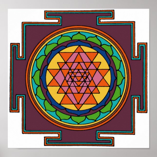 Impresión de Yantra (Frente)