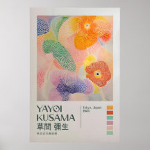 Impresión de Yayoi Kusama, Exposición de Yayoi Kus