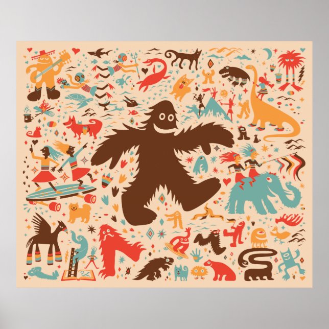 Impresión de Yeti Romp Adventure Kids (Frente)