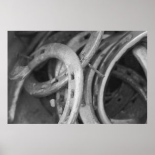 Impresión de zapatos de caballo