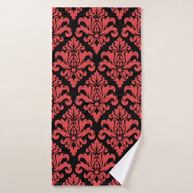 Impresión decorativa de tejidos de Damasco (Toalla de baño)