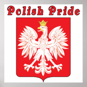 Impresión del águila del orgullo polaco