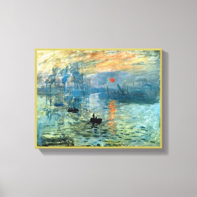 Impresión del amanecer por Claude Monet (Anverso)