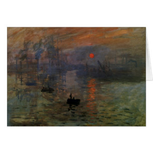 Impresión del amanecer por Claude Monet, arte vint