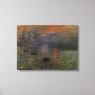 Impresión del amanecer por Claude Monet, arte vint