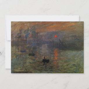 Impresión del amanecer por Claude Monet, arte vint