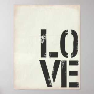 IMPRESIÓN DEL AMOR DEL GRUNGE