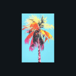 Impresión del árbol de coco con fondo del cielo<br><div class="desc">Imagen de árbol de coco inspirada en Andy Warhol</div>