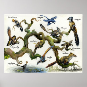 Impresión del árbol genealógico de la familia de l