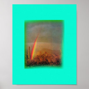 Impresión del arco iris del desierto