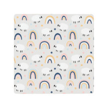 Impresión del arcoiris de boho