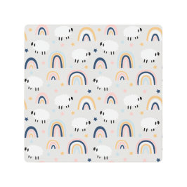 Impresión del arcoiris de boho