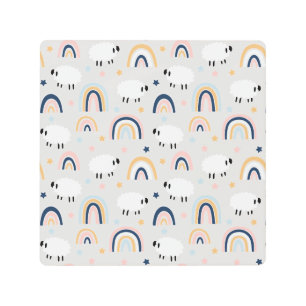 Impresión del arcoiris de boho