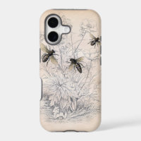 Impresión del arte de la abeja de la miel del