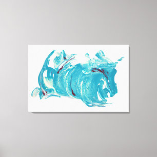 Impresión del arte de la lona - "corriendo con el