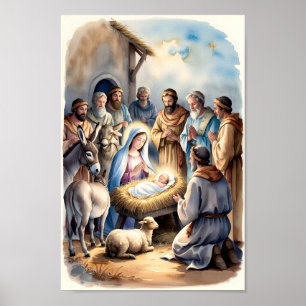 Impresión del arte de la pared cristiana de la nat