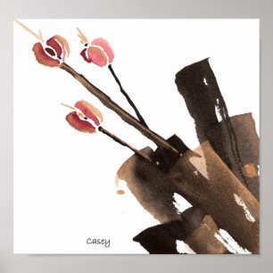 Impresión del arte de los tulipanes tres