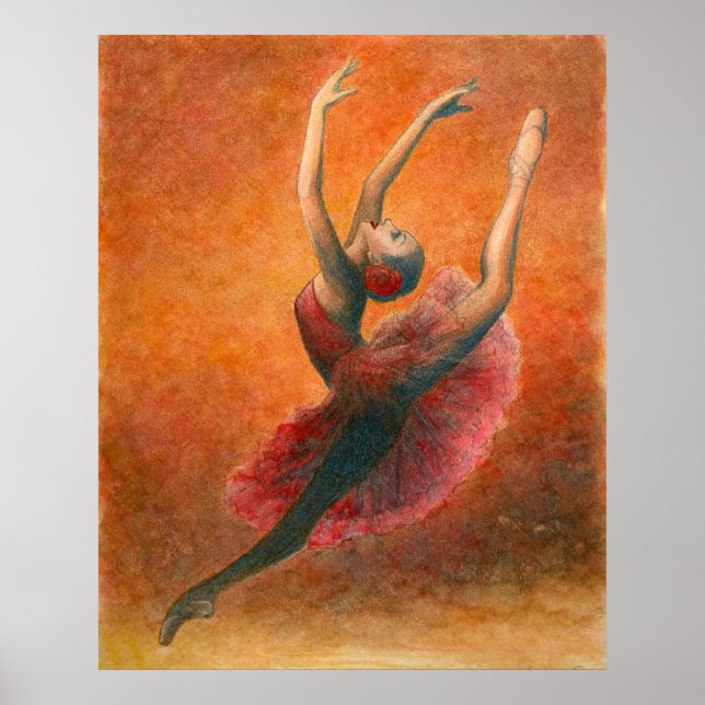 Impresión del arte del ballet Don Quijote (Frente)