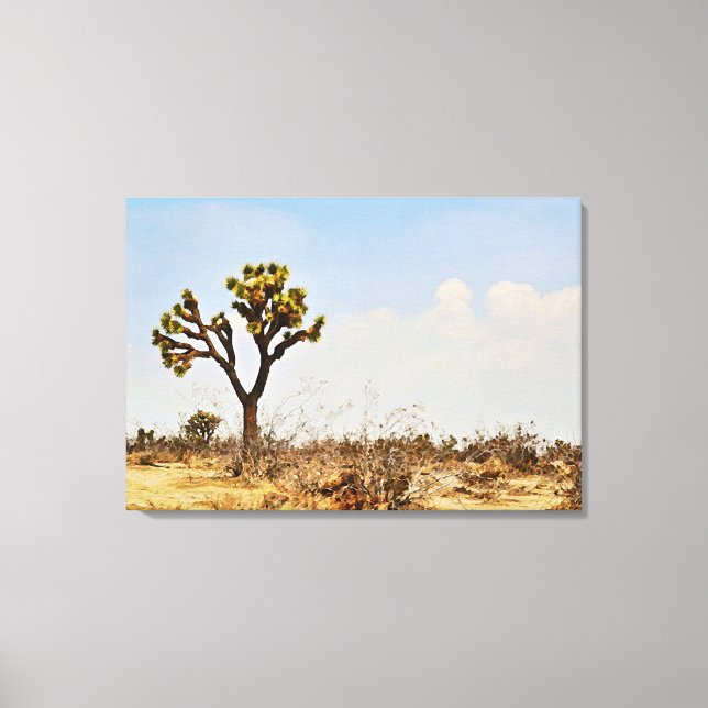 Impresión del arte del desierto de Joshua Tree Cac (Anverso)
