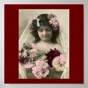 Impresión del arte del florista del Victorian del