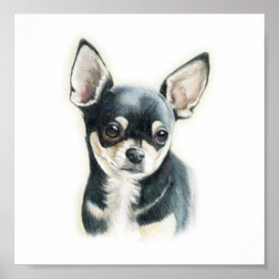 Impresión del arte del perro de Chihuahua