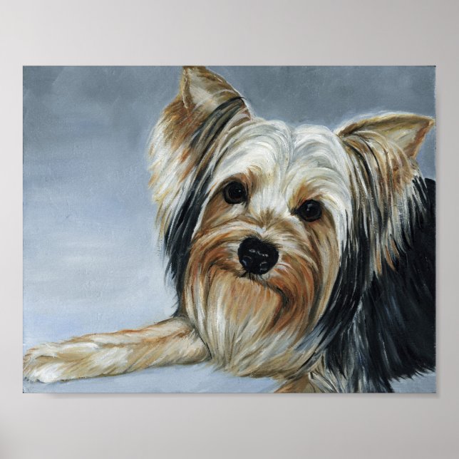Impresión del arte del perro de Yorkshire Terrier (Frente)
