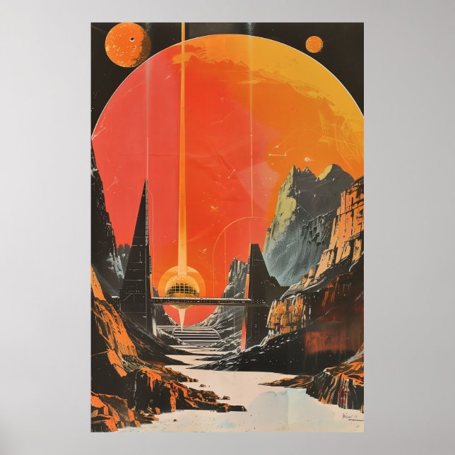 Impresión del arte Poster turco retro de los años  (Frente)