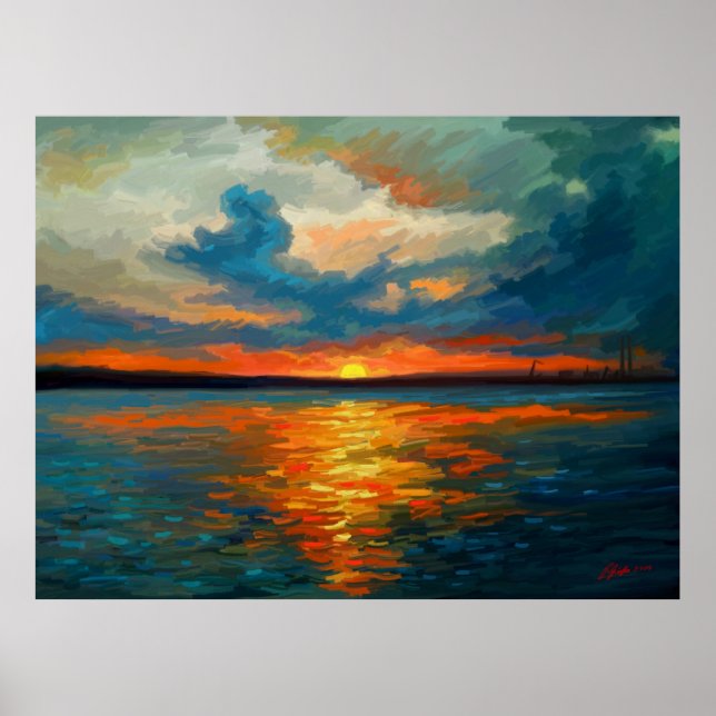 Impresión del atardecer (Frente)