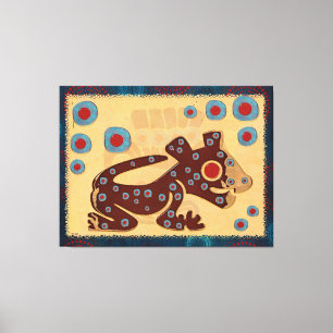 IMPRESIÓN DEL Bebé Maya Jaguar CANVAS