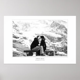 Impresión del beso del suizo