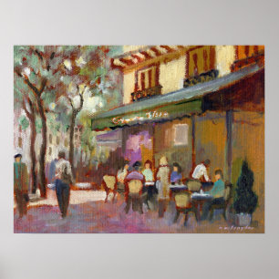 Impresión del café de París
