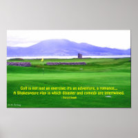 Impresión del campo de golf de Irlanda