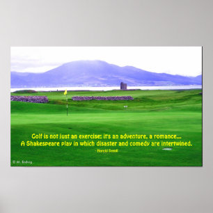 Impresión del campo de golf de Irlanda