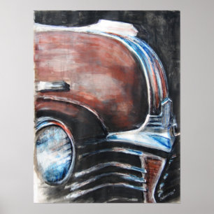 Impresión del coche del Junkyard