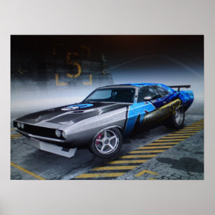Impresión del desafiador de Dodge