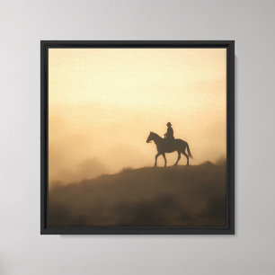 Impresión del desierto de niebla matutina - Solita