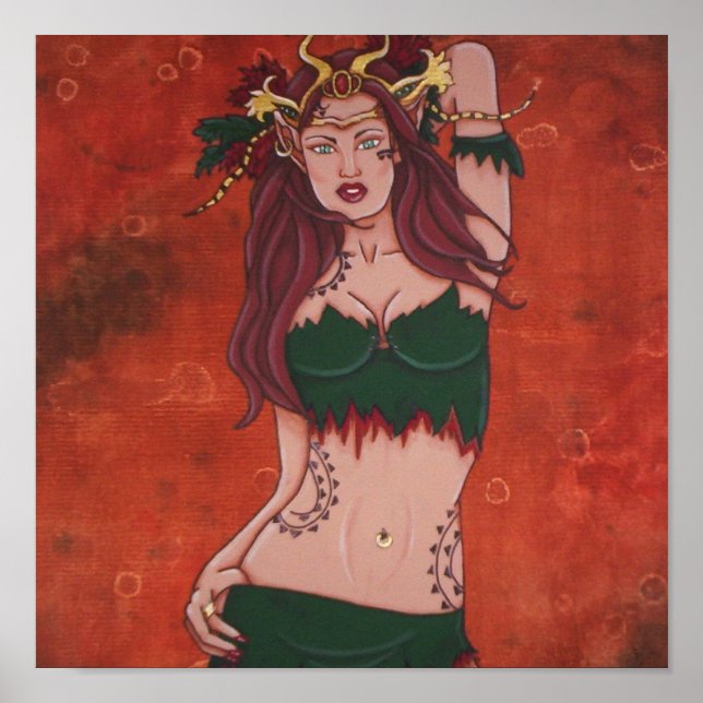 Impresión del elfo de otoño (Frente)