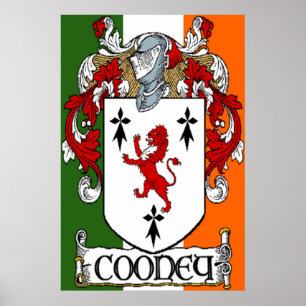 Impresión del escudo de armas de Cooney