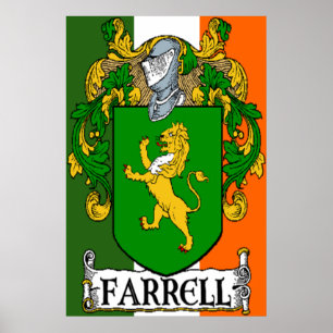Impresión del escudo de armas de Farrell