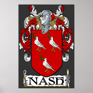 Impresión del escudo de armas de Nash