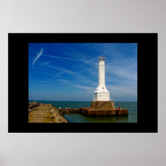 Impresión del faro de Huron