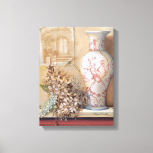 Impresión del florero de Toile