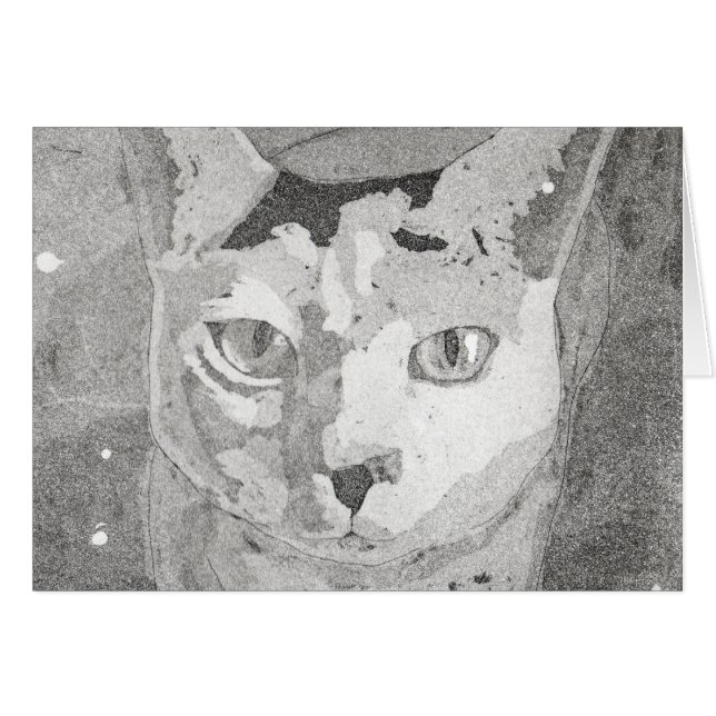 Impresión del gato (Anverso (Horizontal))
