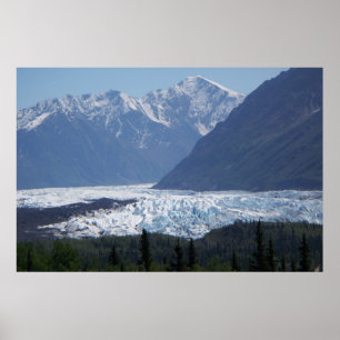 Impresión del glaciar de Matanuska