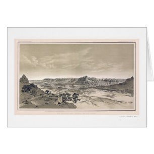 Impresión del Gran Cañón de Virgen por Dutton 1882