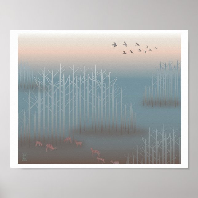 Impresión del Ilustracion "Amanecer de la Esperanz (Frente)
