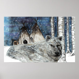 Impresión del INVIERNO de LAKOTA