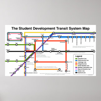 Impresión del mapa del sistema de tránsito para el